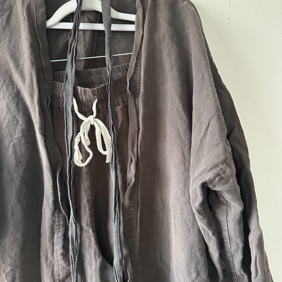 Deiji Studios The 01 Set (TOP ONLY) in Washed Black M/L - Picture 3 of 3